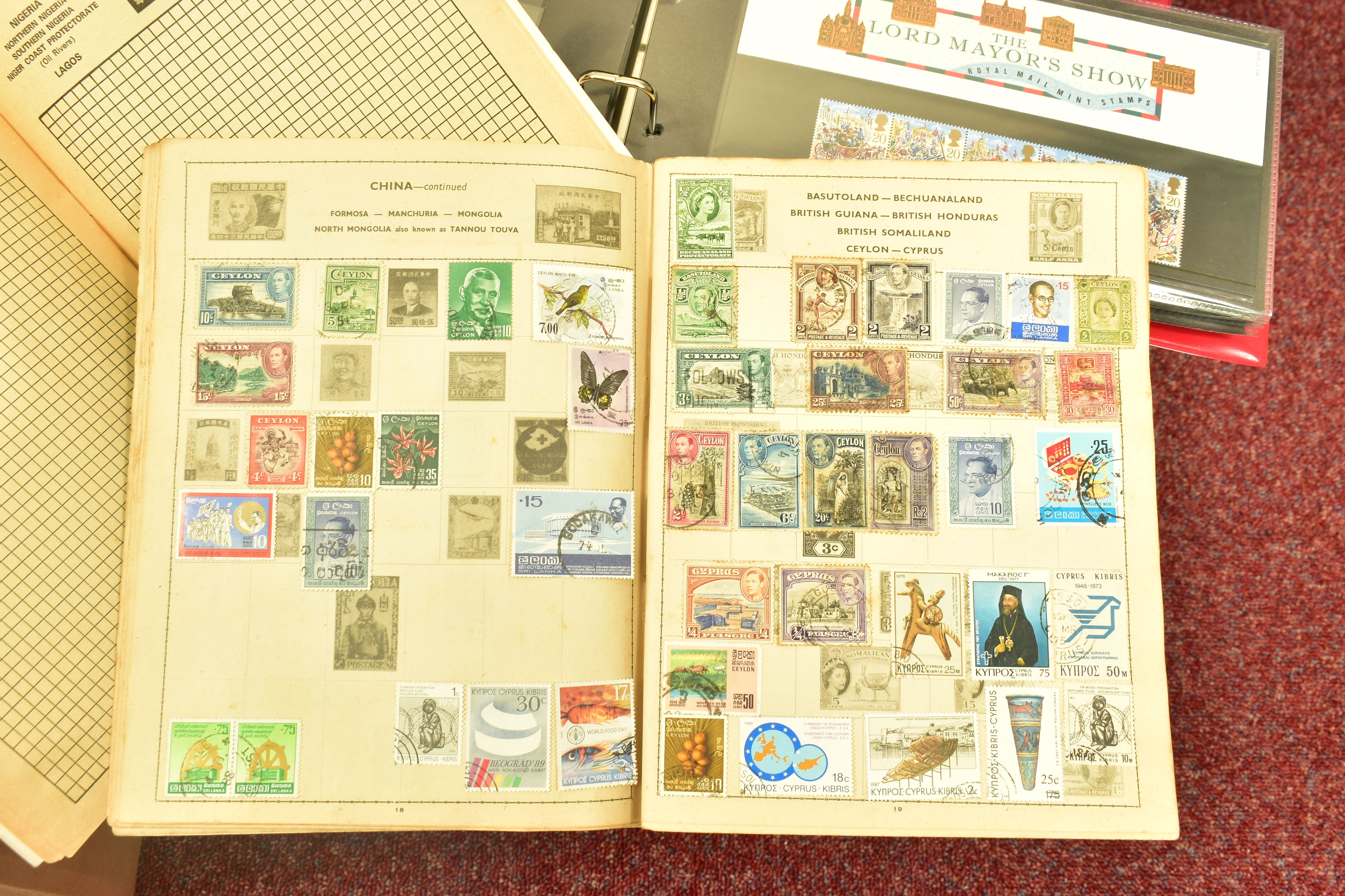 TWO BOXES OF STAMPS IN FIFTEEN ALBUMS, chiefly GB mint and used QEII as singles, first day covers - Image 10 of 17