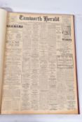 THE TAMWORTH HERALD, an Archive of the Tamworth Herald Newspaper from 1948, the newspapers are bound