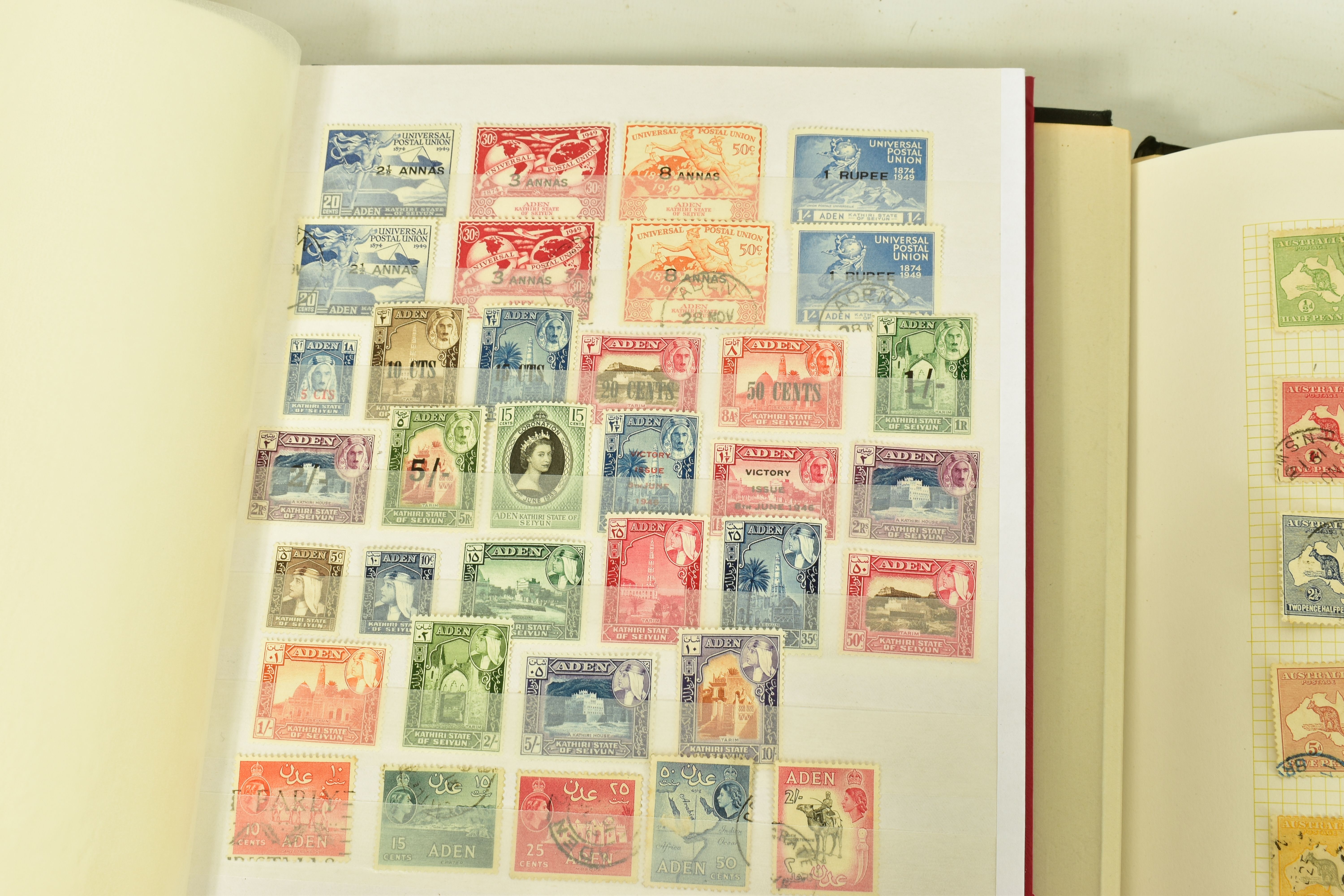 COLLECTION OF COMMONWEALTH STAMPS IN TWO ALBUMS, the first, a stockbook of mainly KGVI/QEII mint and - Image 2 of 27