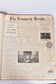 THE TAMWORTH HERALD, an Archive of the Tamworth Herald Newspaper from 1935, the newspapers are bound