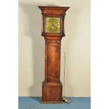 JOHN PORTHOUSE OF PENRITH (c1713-1815) A GEORGE III OAK 30 HOUR LONGCASE CLOCK, the square hood with