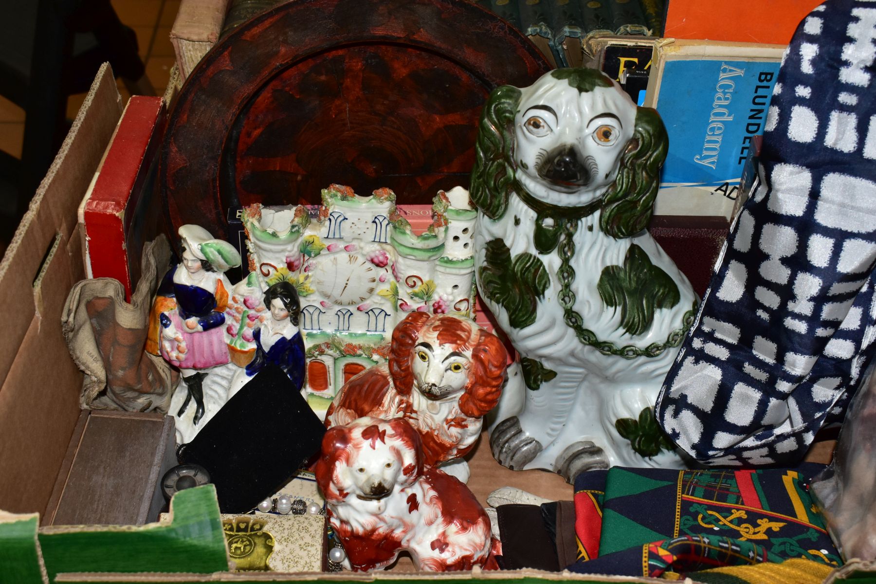 A BOX AND LOOSE OF STAFFORDSHIRE POTTERY, BOXED PLAYING CARDS AND BOARD GAMES, ETC, including - Image 2 of 8