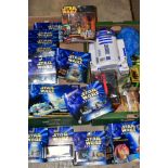 A QUANTITY OF BOXED GALOOB STAR WARS EPISODE I MICROMACHINES SETS, to include Pod Racer packs 1 -