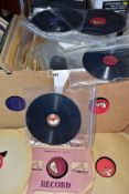 TWO BOXES OF 78 RPM RECORDS, mostly classical to include Richard Strauss 'Don Quixote' by Columbia