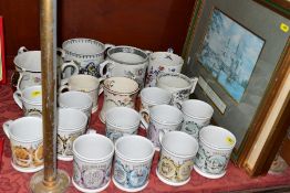 SEVEN WADE POTTERY LIMITED EDITION REPRODUCTION LOVING CUPS AND MUGS PRODUCED FOR TAUNTON CIDER