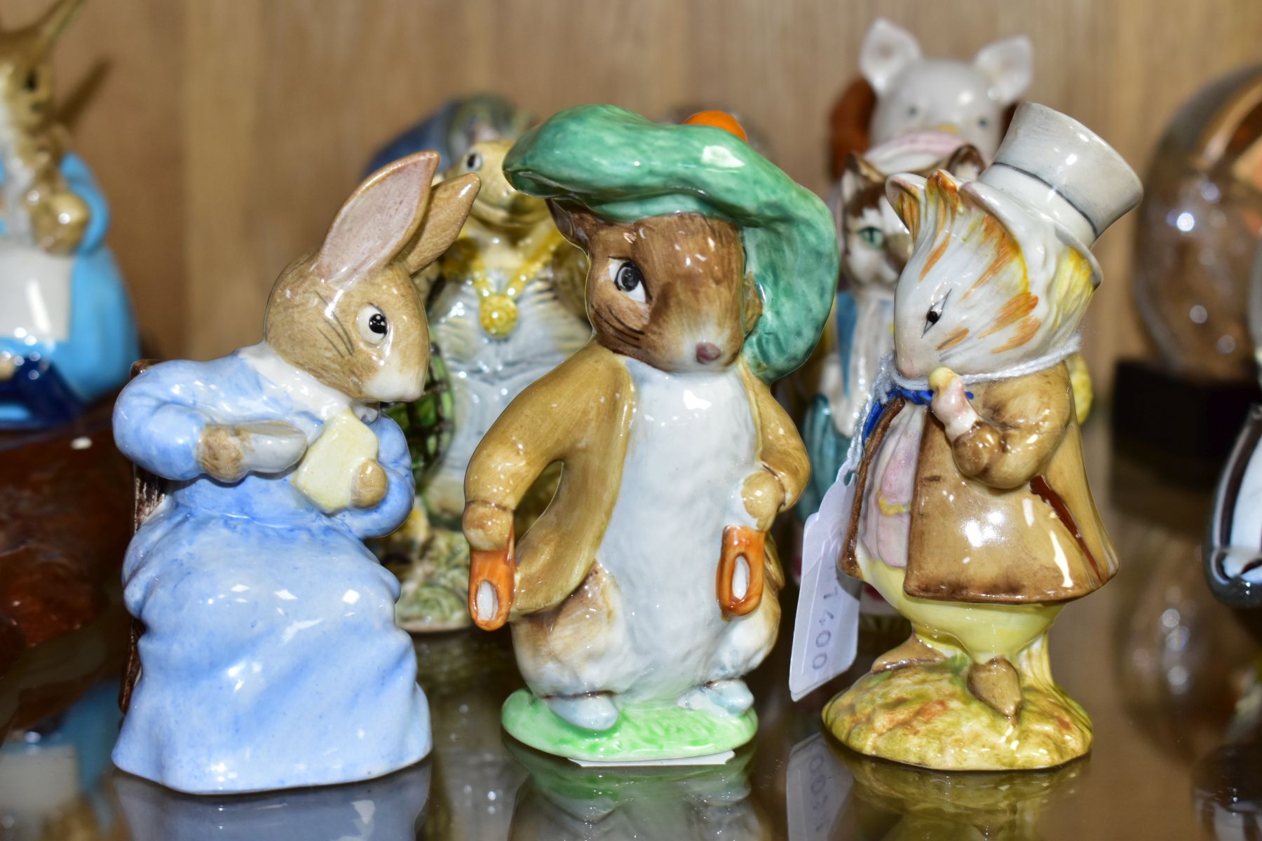 TWELVE BESWICK BEATRIX POTTER FIGURES, comprising Amiable Guinea-Pig BP-3a, the rest BP-3b - Image 6 of 6