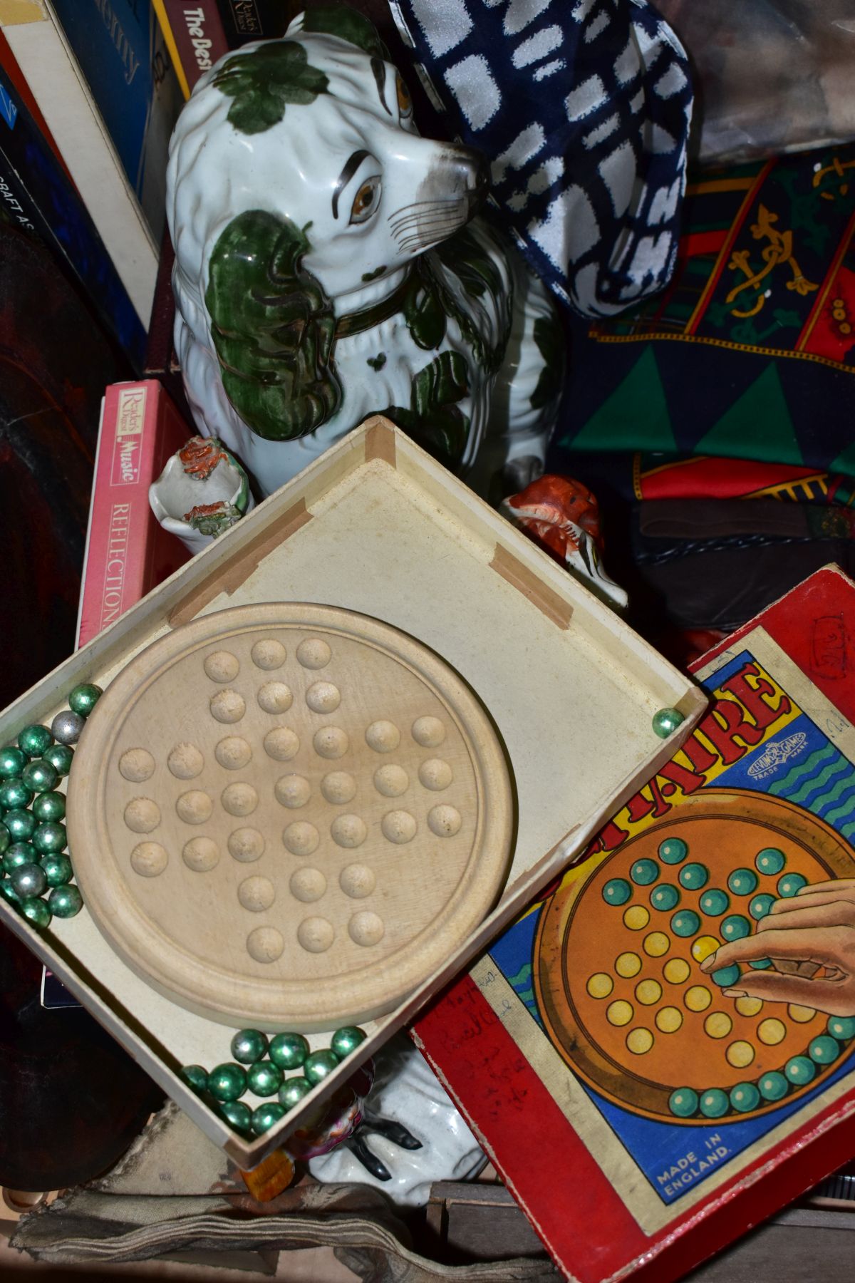 A BOX AND LOOSE OF STAFFORDSHIRE POTTERY, BOXED PLAYING CARDS AND BOARD GAMES, ETC, including - Image 4 of 8