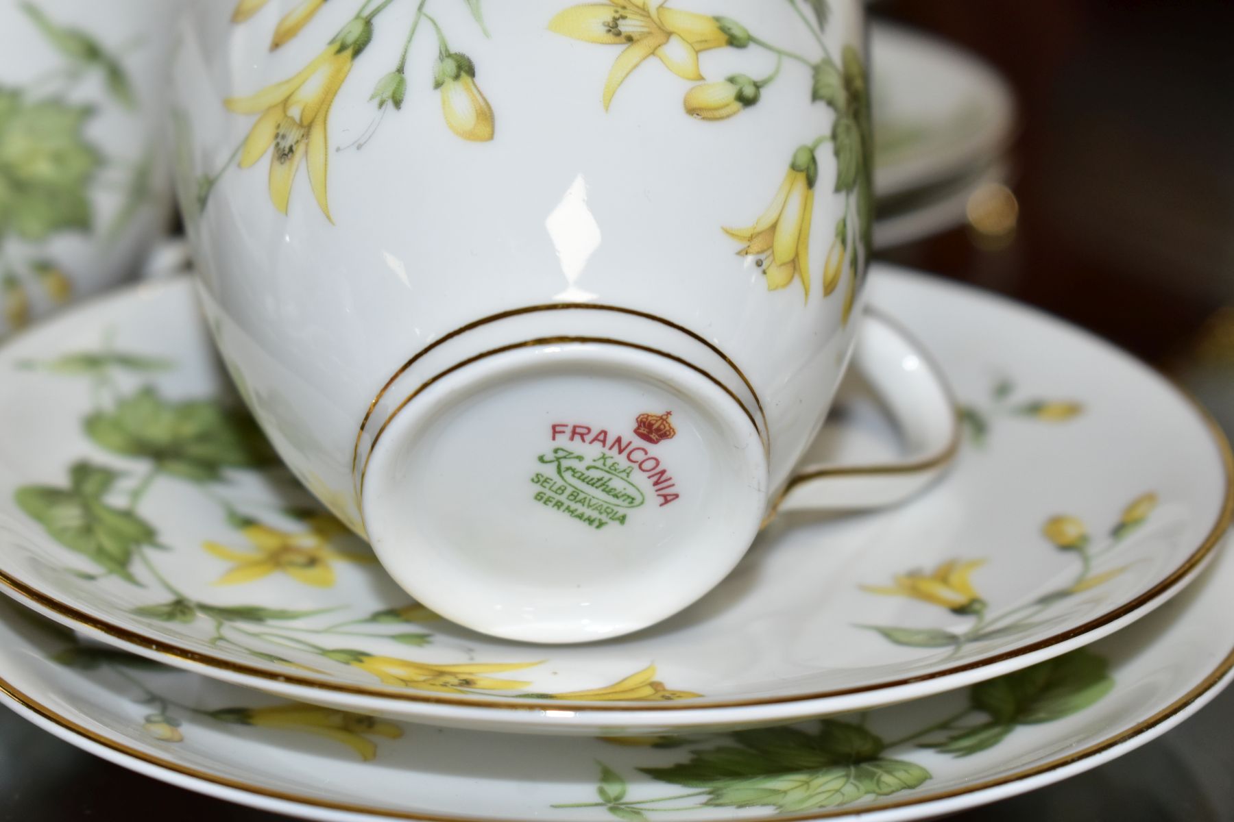 A ROYAL ALBERT 'LAVENDER ROSE' PATTERN COFFEE SERVICE AND A FRANCONIA COFFEE SERVICE, the Royal - Image 3 of 7