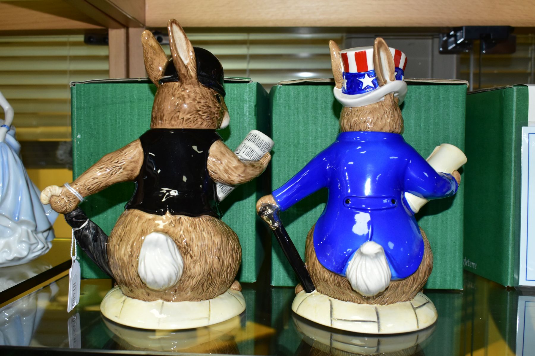 TWO BOXED ROYAL DOULTON LIMITED EDITION BUNNYKINS TEAPOTS OF THE WORLD, special edition of 2500, - Image 2 of 3