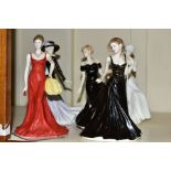 FIVE ROYAL DOULTON FIGURES, comprising two from Classics in Vogue, Amelia HN4327 and Alana HN4499, a