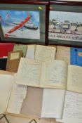 AIRCRAFT AND ENGINEERING EPHEMERA ETC, to include a confidential Hawker Siddley Aviation report