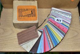 A BOXED SET OF FORMICA SURFACES SAMPLE TILES, to include fifty nine different samples, each