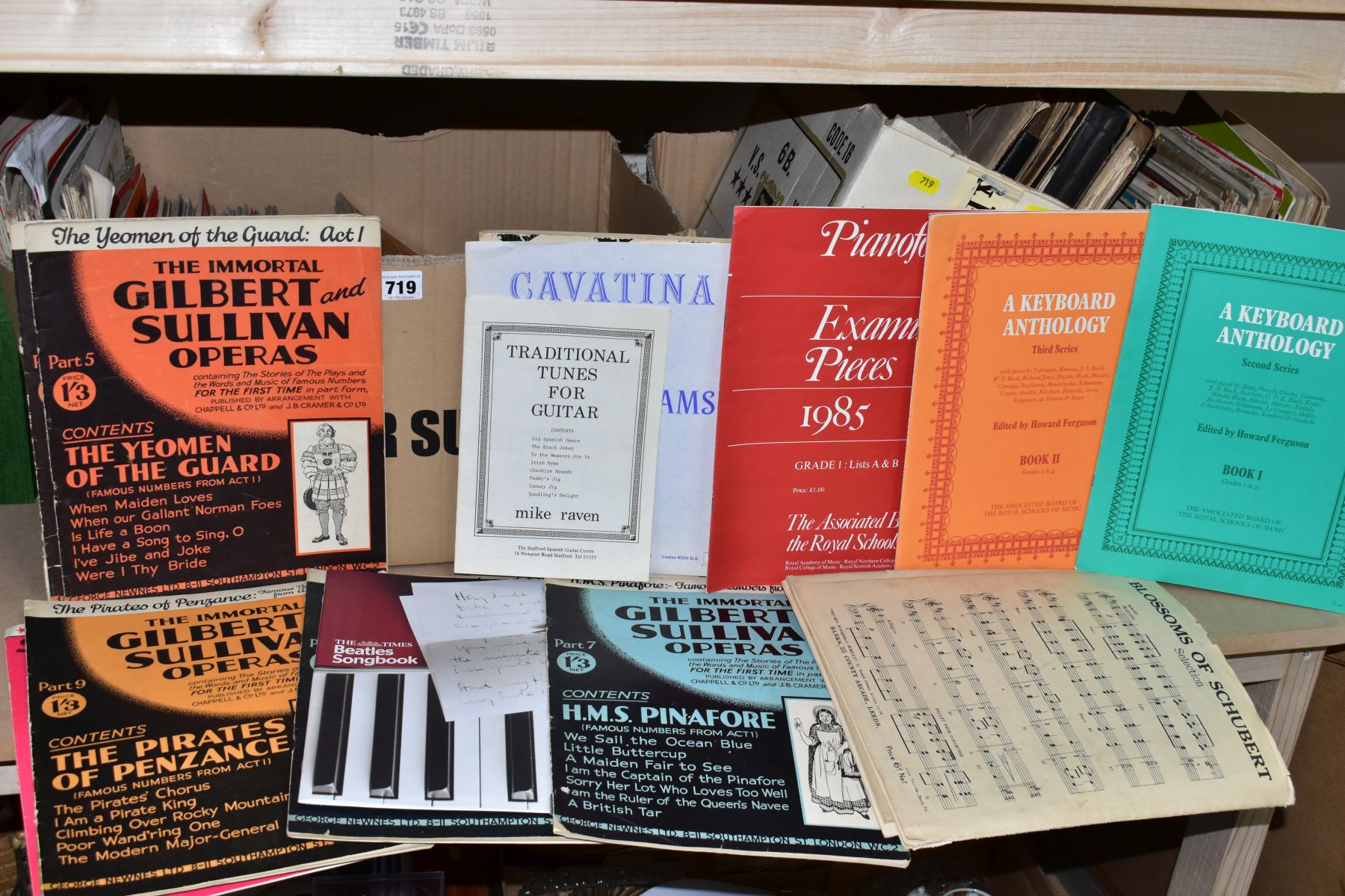 THREE BOXES SHEET MUSIC, the sheet music in three boxes and includes scores ranging from Edvard