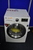 A LG F14A8FDA DIRECT DRIVE WASHING MACHINE (PAT pass and powers up and program changes at dial)