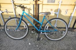 A CYAN APOLLO CYCLES EXCEL 3400 LADIES BICYCLE, with a 17' frame and shimano gears