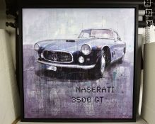 MARKUS HAUB (GERMANY 1972) 'MASERATI 3500 GT', a study of the classic Italian sports car, signed