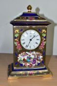 A MASONS LIMITED EDITION TIMEPIECE, 'The Imperial mandarin Clock' no599/950, height 24cm (
