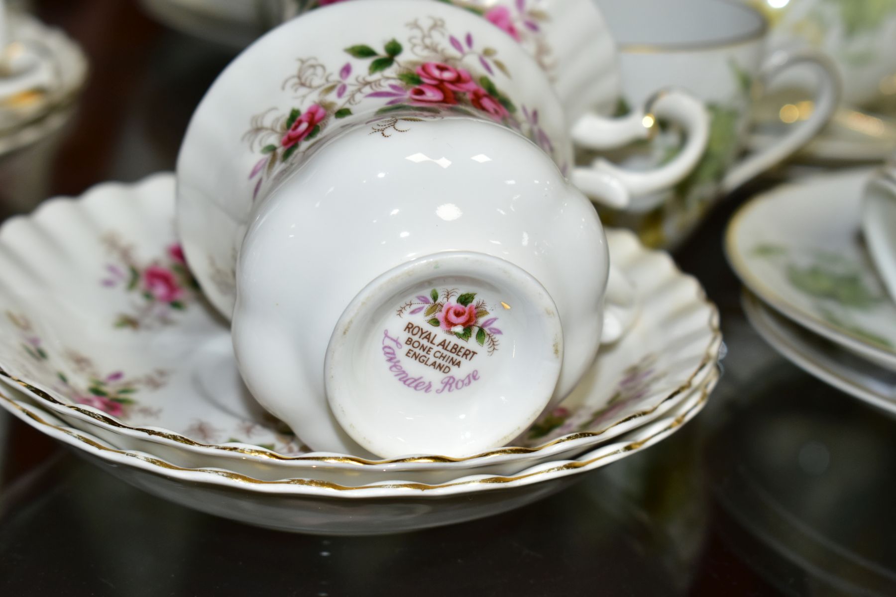 A ROYAL ALBERT 'LAVENDER ROSE' PATTERN COFFEE SERVICE AND A FRANCONIA COFFEE SERVICE, the Royal - Image 2 of 7