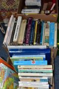 BOOKS, three boxes containing approximately seventy miscellaneous titles to include Art, Antiques,