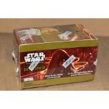 A SEALED STAR WARS SITH RISING TGC BOOSTER BOX, contains 36 five card booster packs, sealed with