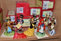 SEVEN BOXED ROYAL DOULTON BUNNYKINS SPECIAL EVENTS FIGURES, comprising two Morris Dancer DB204 2000,