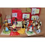 SEVEN BOXED ROYAL DOULTON BUNNYKINS SPECIAL EVENTS FIGURES, comprising two Morris Dancer DB204 2000,