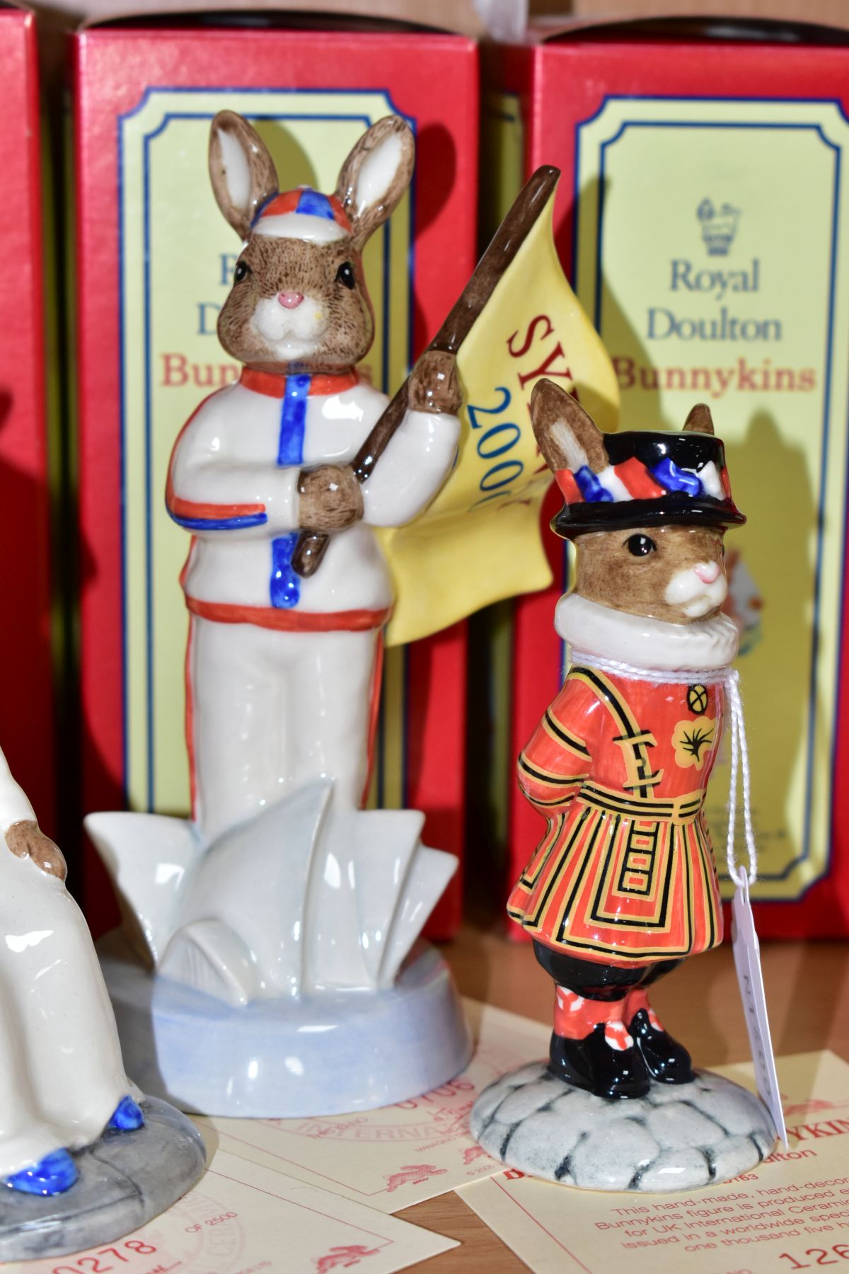 THREE BOXED ROYAL DOULTON LIMITED EDITION BUNNYKINS FIGURES PRODUCED EXCLUSIVELY FOR U.K.I. CERAMICS - Image 3 of 5