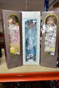 THREE BOXED COLLECTOR'S DOLLS, comprising Leonardo Collection 'Lydia', and Country Collection '