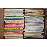 A BOX OF PULP FICTION BOOKS, to include approximately fifty books and magazines including