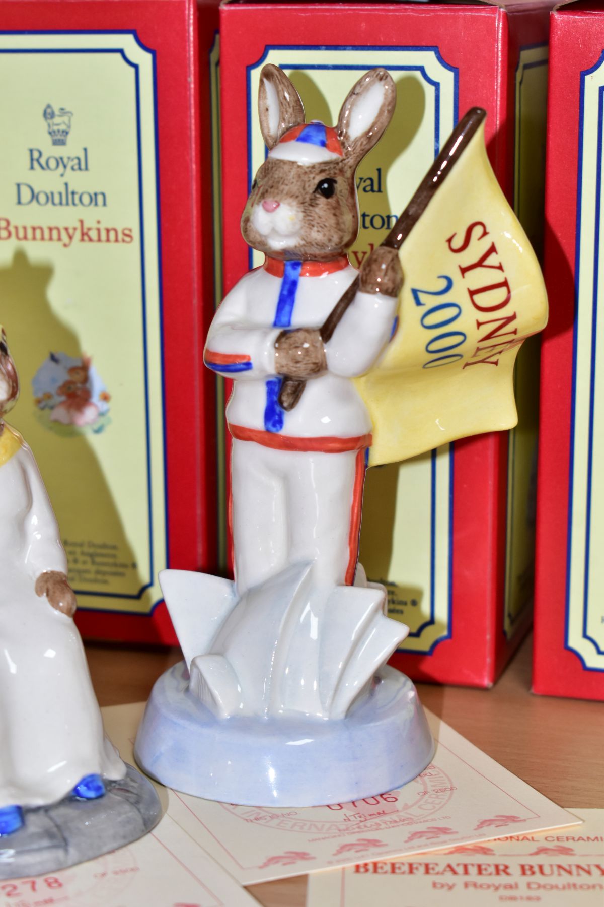 THREE BOXED ROYAL DOULTON LIMITED EDITION BUNNYKINS FIGURES PRODUCED EXCLUSIVELY FOR U.K.I. CERAMICS - Image 5 of 5