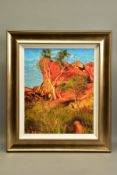 ROLF HARRIS (AUSTRALIAN 1930) 'SUN ON DEVIL'S MARBLES', a limited edition print of an Australian