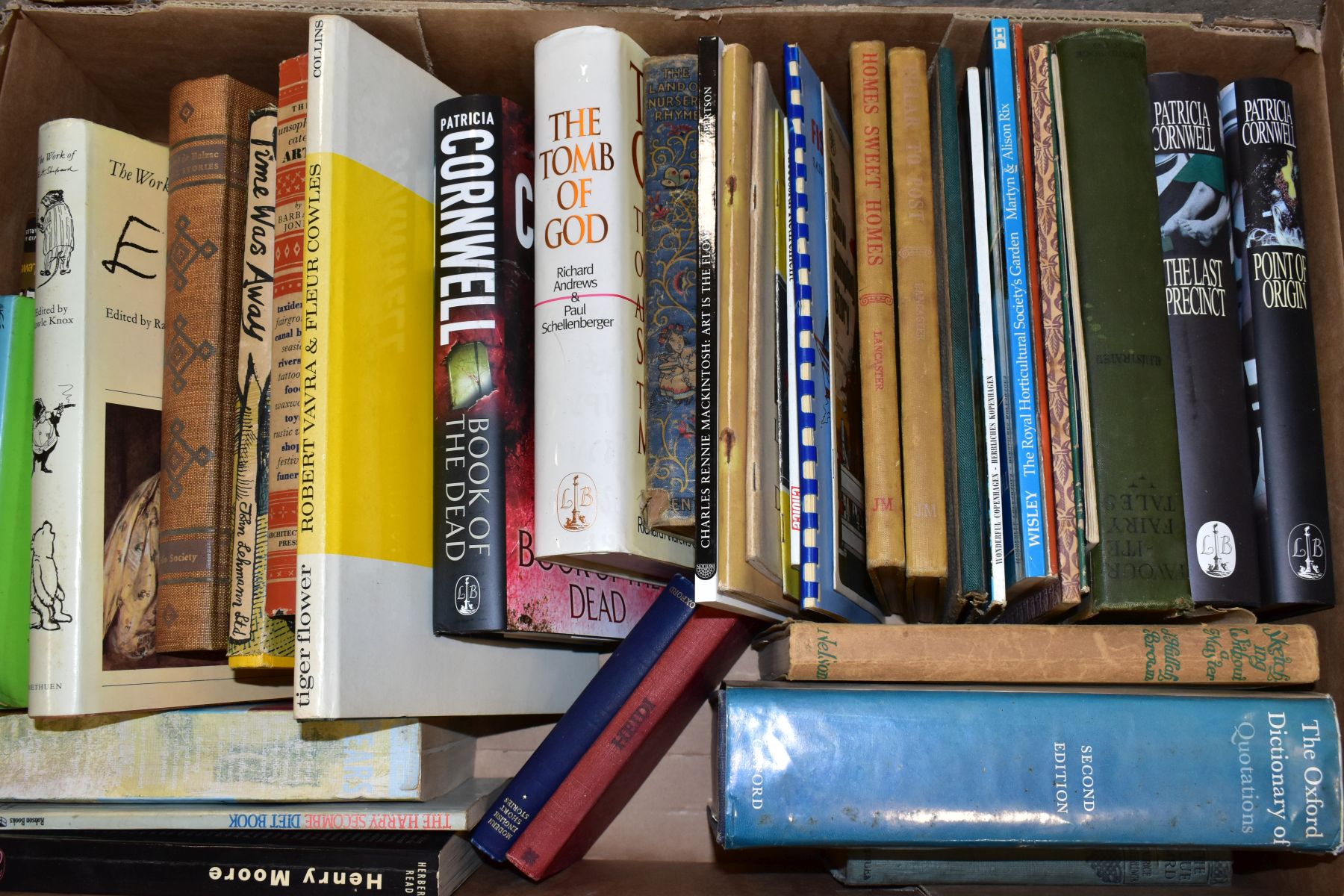 FIVE BOXES OF BOOKS, to include 'A Dictionary of Art Terms' by Reginald Haggar, signed, 'A Manual of - Image 4 of 6