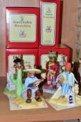 FOUR BOXED ROYAL DOULTON LIMITED EDITION BUNNYKINS FIGURES PRODUCED EXCLUSIVELY FOR U.K.I.