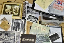 LICHFIELD EPHEMERA, an archive of photographs, maps, histories, plans and guides from locations