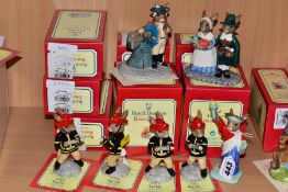 SEVEN BOXED ROYAL DOULTON LIMITED EDITION BUNNYKINS FIGURES FROM AMERICAN HERITAGE SERIES,