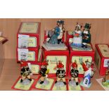 SEVEN BOXED ROYAL DOULTON LIMITED EDITION BUNNYKINS FIGURES FROM AMERICAN HERITAGE SERIES,