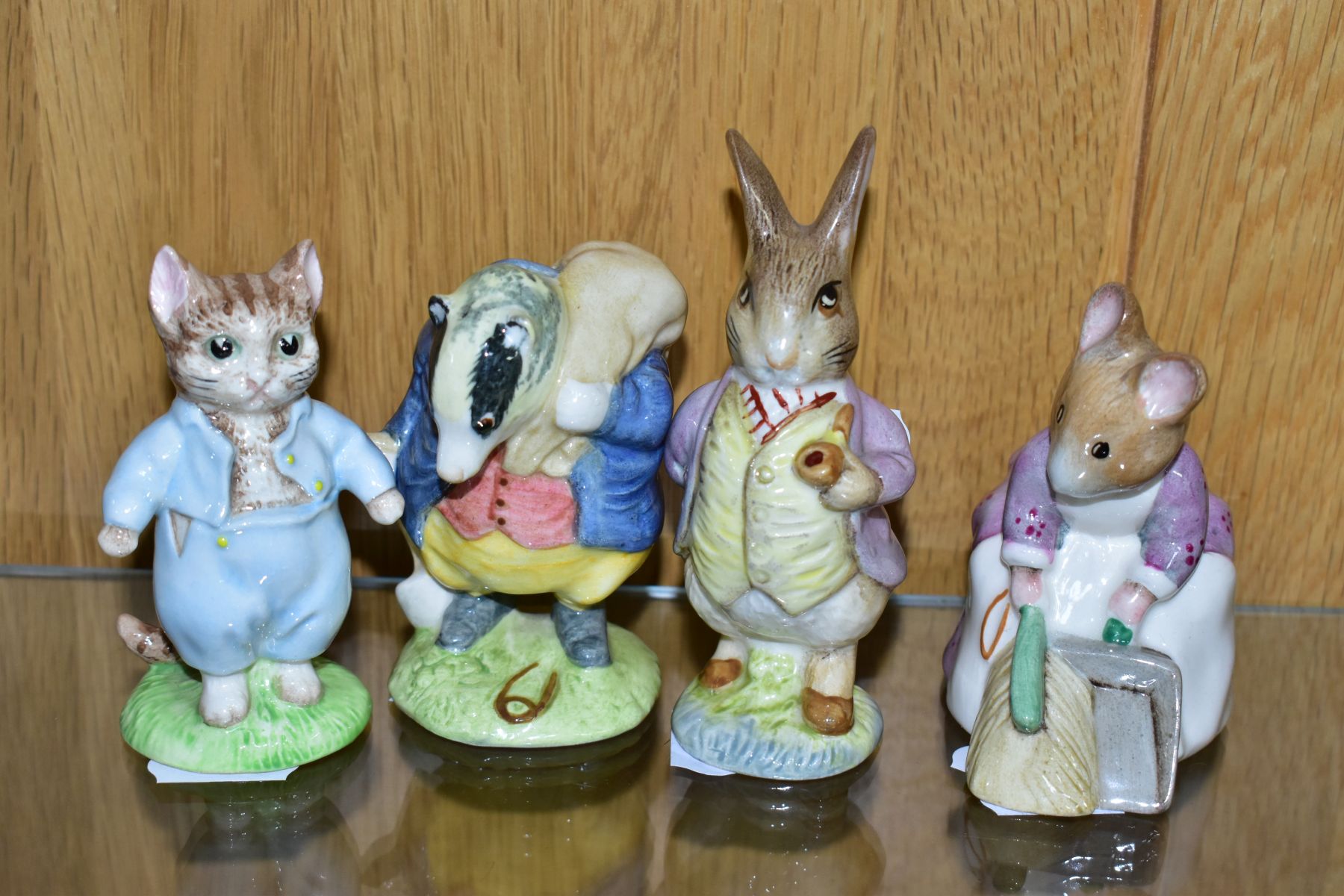 THIRTEEN BESWICK BEATRIX POTTER FIGURES, comprising Benjamin ate a lettuce leaf, Foxy Whiskered - Image 7 of 7