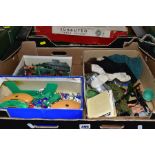 A BOXED SUBBUTEO TABLE SOCCER SET, late 1950's, complete with all flat cardboard players, rods,