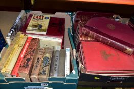 TWO BOXES OF MILITARY HISTORY BOOKS, about the First World War to include 'The Times History of