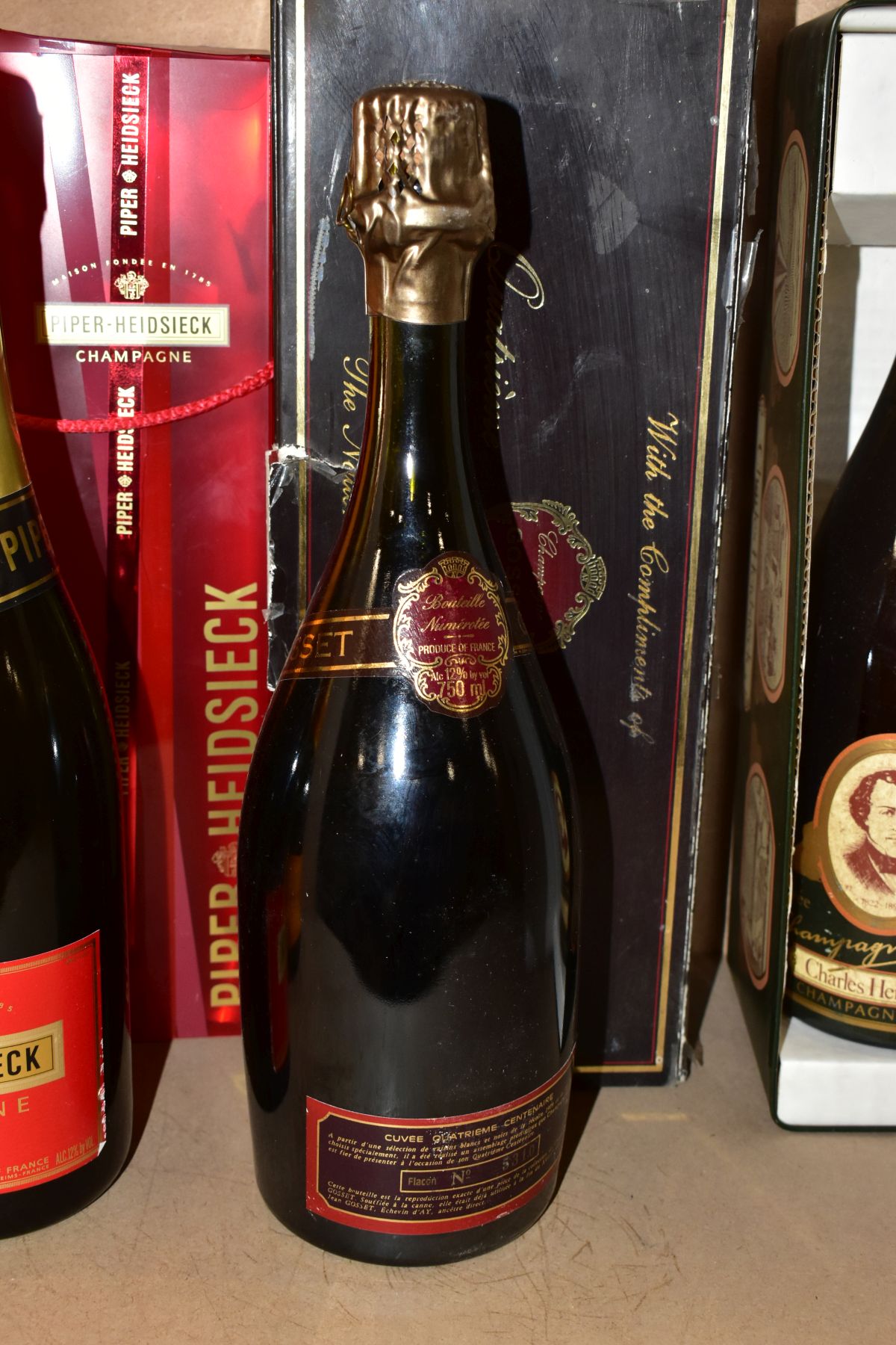 CHAMPAGNE, five bottles comprising 1 x Champagne Gosset, Quatrieme Centenaire edition, 1 x Veuve - Image 3 of 7