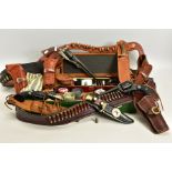 A NUMBER OF ITEMS DESIGNED FOR USE BY A MEMBER OF A RE-ENACTMENT GROUP, it consists of: three tooled