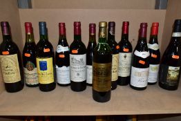 WINE, twelve bottles of red wine comprising one bottle of Chateau Cantenac Brown Margaux, Grand