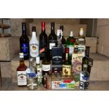 ALCOHOL, Sixteen bottles of assorted Alcohol to include two bottles of Jameson Irish Whiskey (one