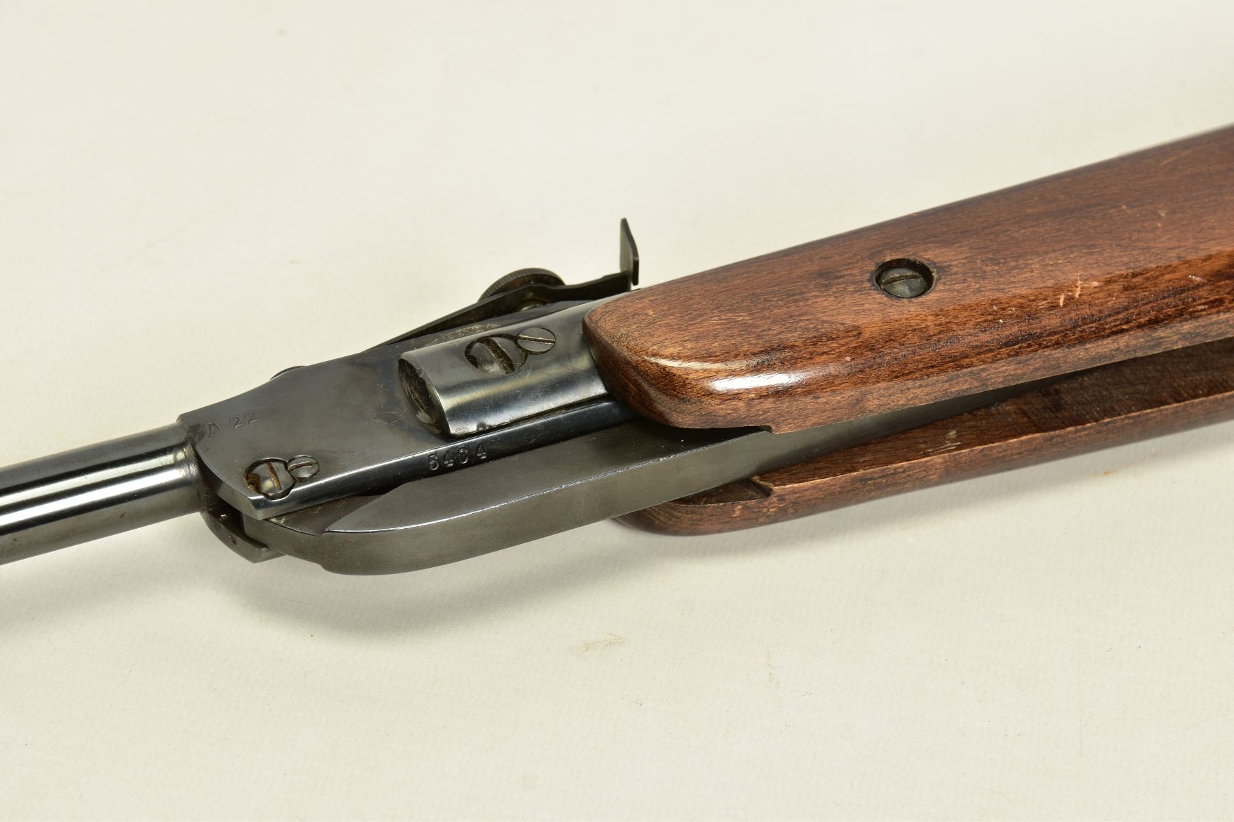 A .22'' WEBLEY & SCOTT FALCON AIR RIFLE, serial number 5404, it retains virtually all its original - Image 3 of 15