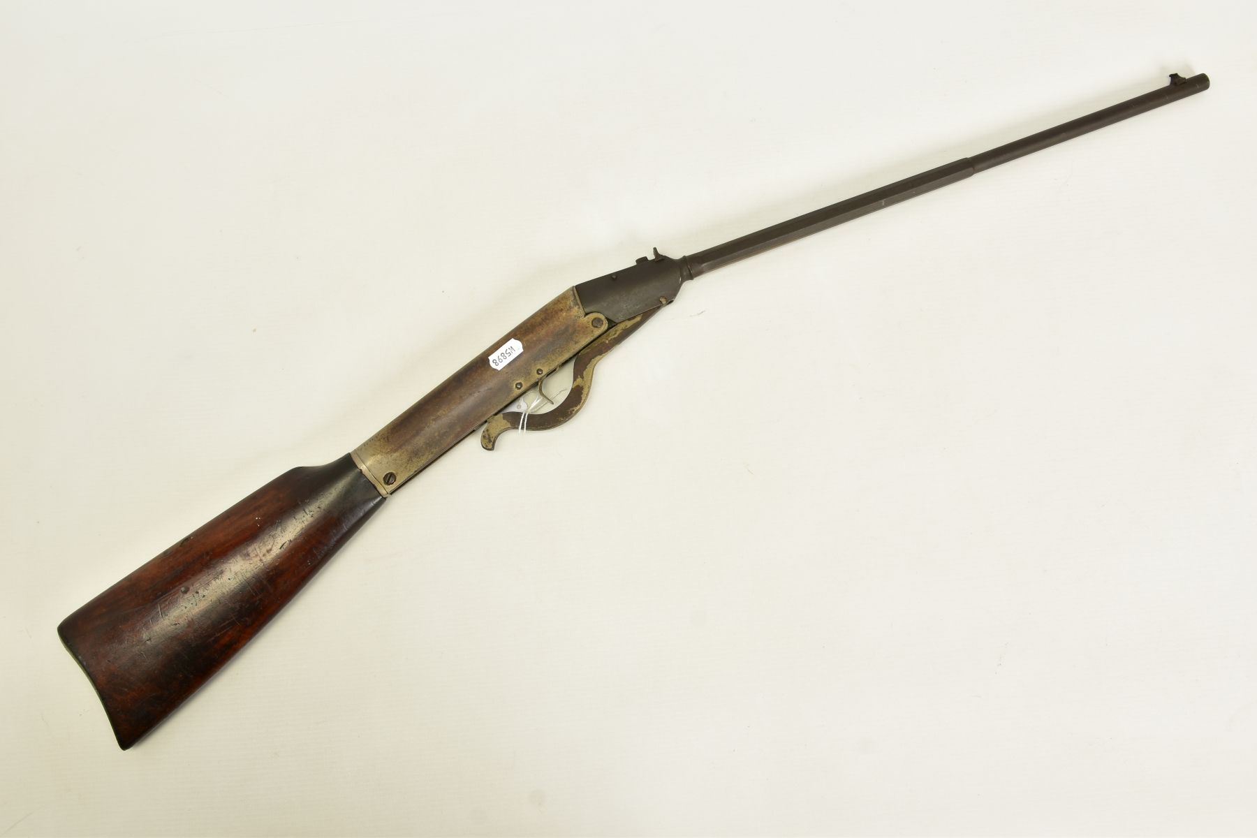 A .177'' GEM AIR RIFLE, serial number 78776 marked ‘Made Abroad’, it is fitted with an 18¾''