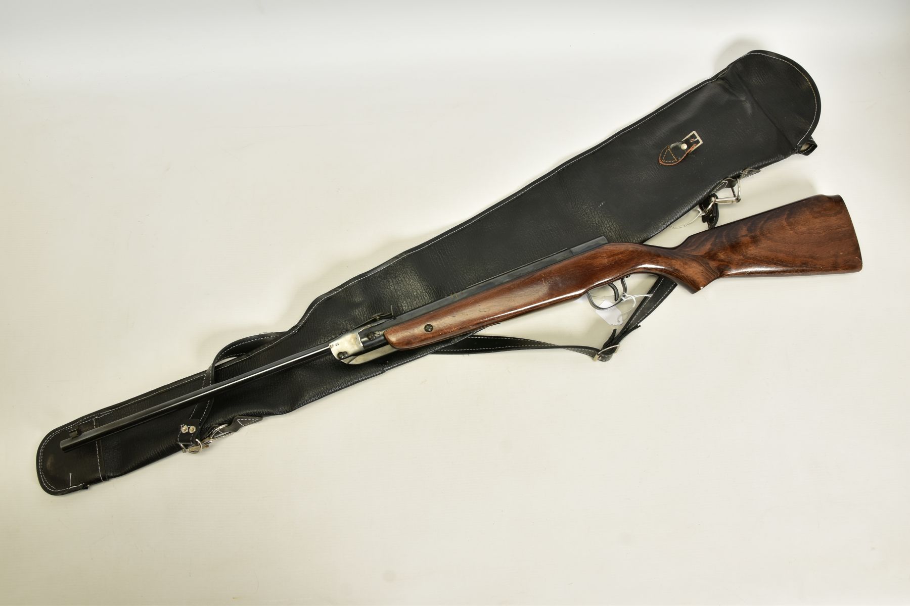 A .22'' WEBLEY & SCOTT FALCON AIR RIFLE, serial number 5404, it retains virtually all its original