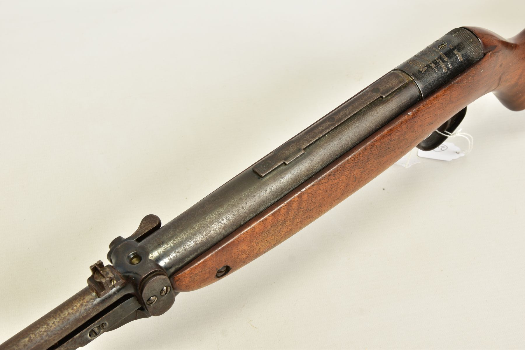 A .22'' WEBLEY & SCOTT MK III AIR RIFLE, serial number 46382 series 4, the locking plunger is - Image 17 of 26
