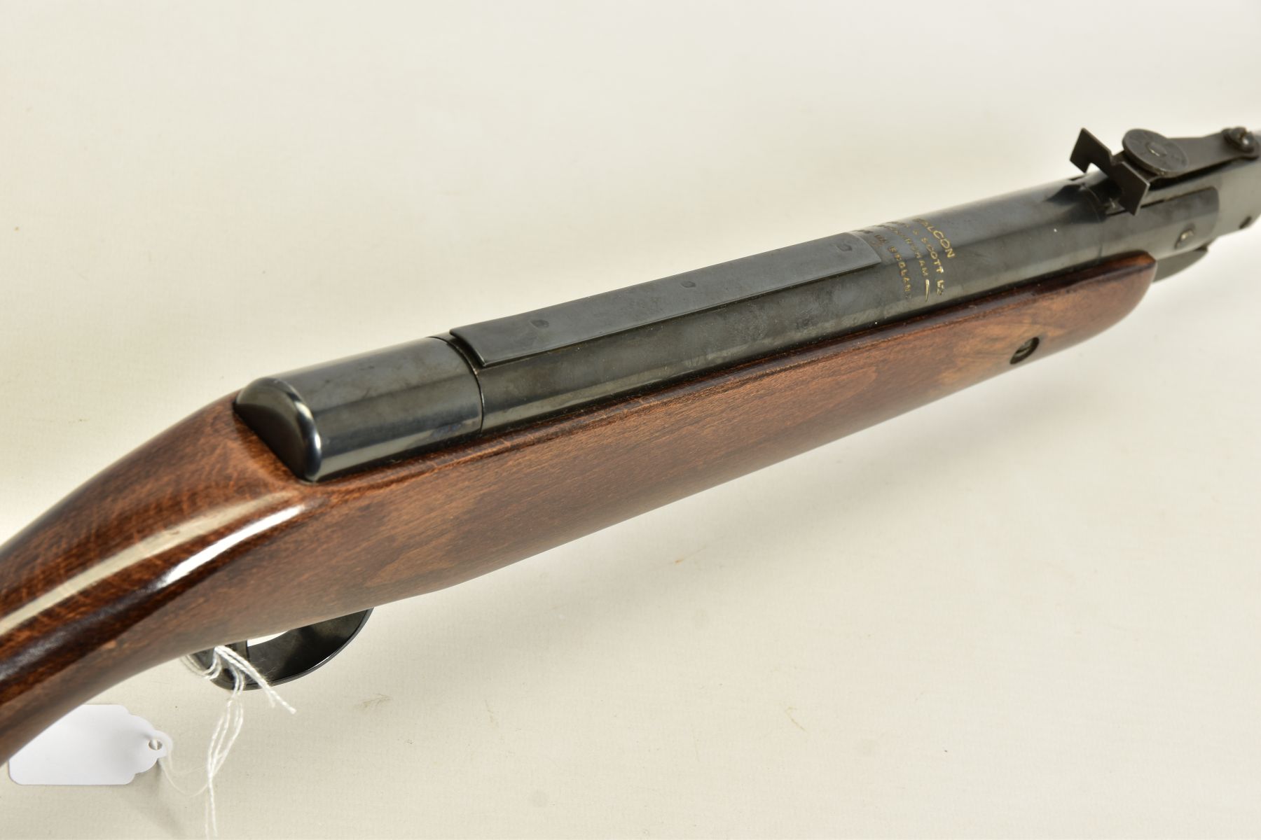 A .22'' WEBLEY & SCOTT FALCON AIR RIFLE, serial number 5404, it retains virtually all its original - Image 9 of 15