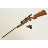 A .22'' RIM-FIRE TOP VENTING SLIDING BLOCK EMGE STARTING PISTOL, it is in working condition but