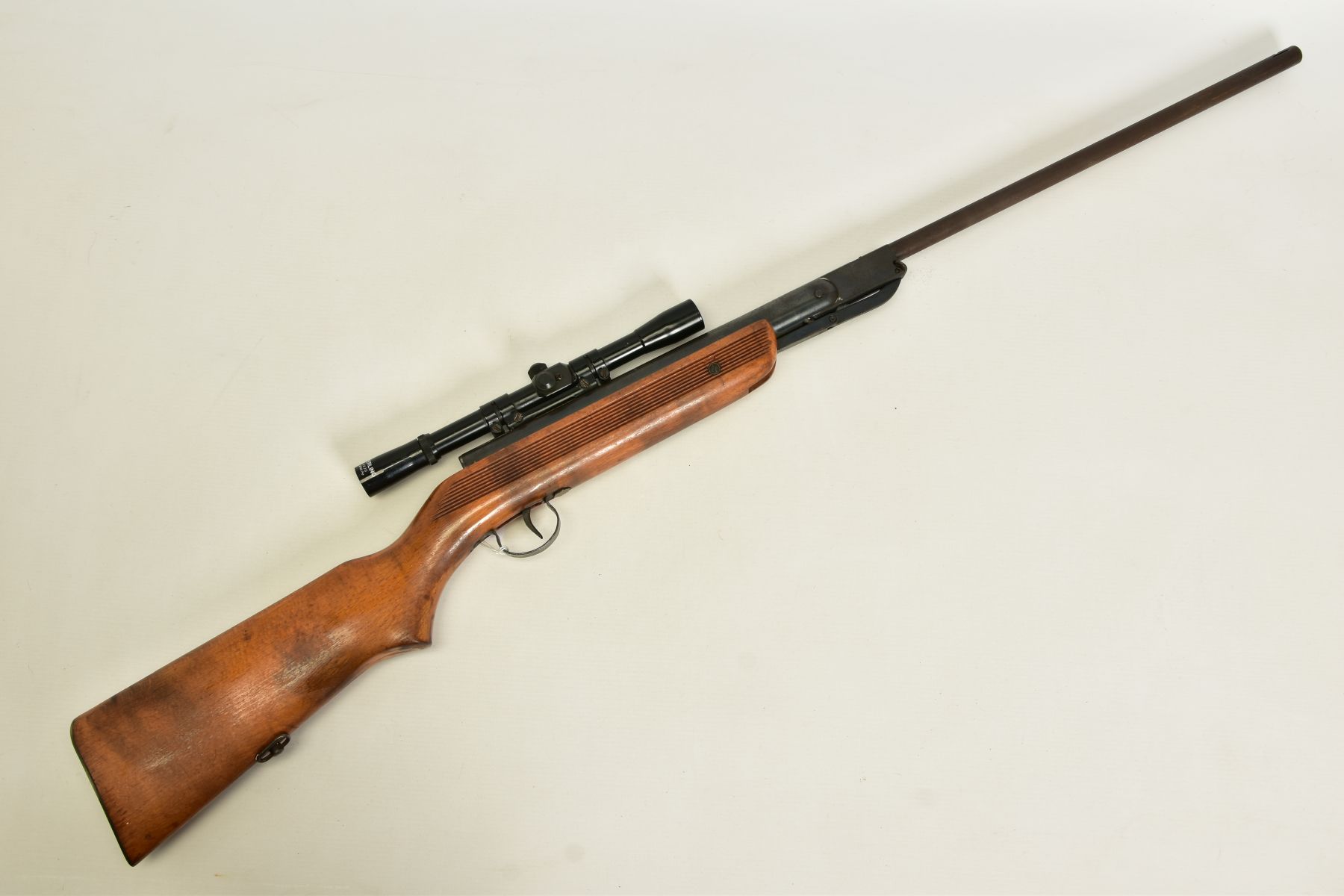 A .22'' WEBLEY & SCOTT MK III AIR RIFLE, serial number 46382 series 4, the locking plunger is - Image 8 of 26